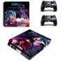 Hatsune Miku PS4 Slim Full Body Cover Skin Vinyl Decal Sticker for PS4 S Console+Controller
