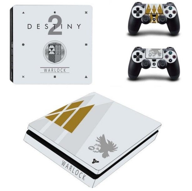Destiny PS4 Slim Skin Sticker for Sony PS4 Slim Console System+ 2 controller skins