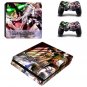 PS4 Slim Skin Sticker Decals Designed for PS4 Slim Console+2 Controller Skins - Attack on Titan