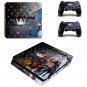 Kingdom Hearts PS4 Slim Console Skin PS4 Slim 2 Controller Stickers for Sony PS4 Slim Protective