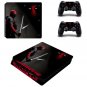 DeadPool Decal PS4 Slim Skin for PS4 Console PS4 Slim Skin Stickers+2Pcs Controller Protective Skins