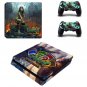 GWENT: The Witcher Card Game Vinyl Cover Skin PS4 Slim Skin Sticker for PS4 Console+2Controllers