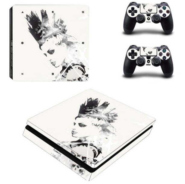 PS4 Slim Skin Sticker Kit for Playstation 4 S Console and Controller - Punk Rock Vinyl Decal