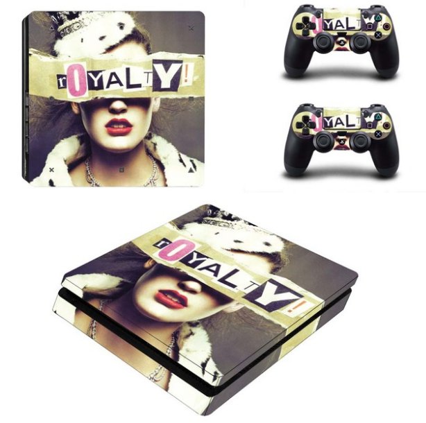 PS4 Slim Skin Sticker Kit for Playstation 4 S Console and Controller - Punk Rock Vinyl Decal