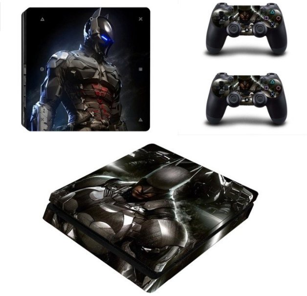 Batman PS4 Slim Skin Sticker For PS 4 Slim Console+Controller Vinyl Skin For PS4 Silm Console