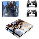 GUNDAM PS4 Slim Skin Sticker For PS4 Slim Console+Controller Vinyl Skin For PS4 Silm Console
