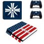 Vinyl Design Farcry 5 Skin Sticker PS4 Slim Stickers Kit for Sony PS4 Console+Controller