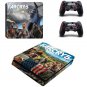 Vinyl Design Farcry 5 Skin Sticker PS4 Slim Stickers Kit for Sony PS4 Console+Controller