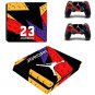 PS4 Slim Sticker Vinyl Design Air Man Jordan Skins Kit for PS4 Slim Console+2Controllers