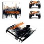 Tomclancy's The Division Protector Vinyl Skin Kit for PS4 Slim Console+2 Controller PS4 Slim S