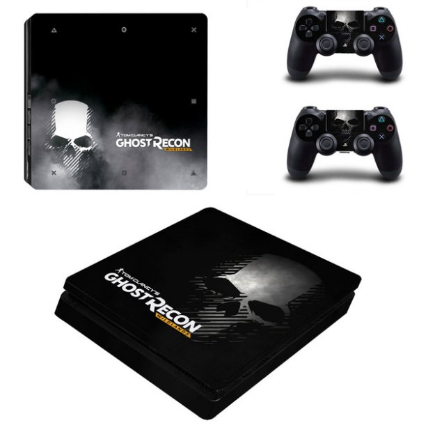 Tom Clancy Vinyl Decal for PS4 Slim Console Cover for PS4 Controller PS4 Slim Skin Sticker