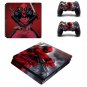 PS4 Slim Skin Sticker DeadPool Vinyl Decals Slim Console+Controller Stickers for PS4 Controllers