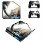Final Fantasy PS4 Slim Skin Vinyl Decals Stickers Kit for Sony PS4 Slim Console+2 Controllers