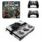 For Honor Design PS4 Slim Skin Sticker Cover Decal For PS4 Slim Console+2 Controller Skins