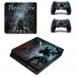 Bloodborne Vinyl Decal PS4 Slim Skin PS4 S Sticker for Sony PS Console System+2Controller