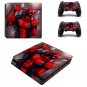 DeadPool Decal PS4 Slim Skin for PS4 Console PS4 Slim Skin Stickers+2Pcs Controller Protective