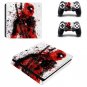 DeadPool Decal PS4 Slim Skin for PS4 Console PS4 Slim Skin Stickers+2Pcs Controller Protective