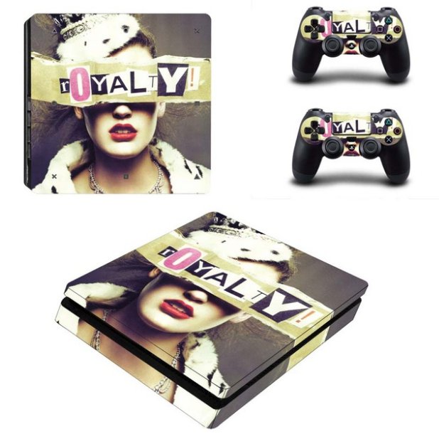 PS4 Slim Skin Sticker Kit for Playstation 4 S Console and Controller - Punk Rock Vinyl Decal