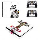 PS4 Slim Skin Sticker Kit for Playstation 4 S Console and Controller - Punk Rock Vinyl Decal PS4 Slim Skin Sticker Kit for Playstation 4 S Console and Controller - Punk Rock Vinyl Decal
