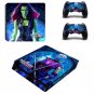 Guardians of theGalaxy PS4 Slim Sticker For Sony PS4 Slim Console+2 Controller Skin Sticker
