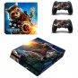 Guardians of theGalaxy PS4 Slim Sticker For Sony PS4 Slim Console+2 Controller Skin Sticker