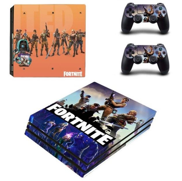 Game F Vinyl Decal PS4 Pro Skin Sticker for Sony PS4 PRO Console & Controllers Skins