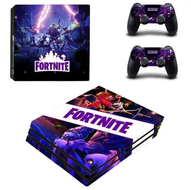 Game F Vinyl Decal PS4 Pro Skin Sticker for Sony PS4 PRO Console & Controllers Skins