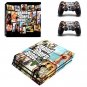 GTA 5 of PS4 Pro Skin Sticker For Sony PS4 PRO Console protection film+2Pcs Controller Skins