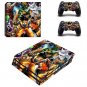 Dragon Ball of PS4 Pro Skin Sticker For Sony PS4 PRO Console protection film+2Pcs Controller Skins