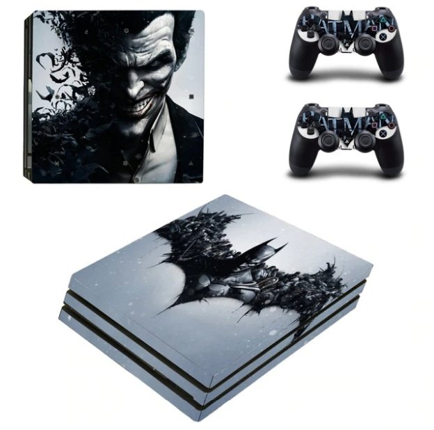 Super Hero Batman of PS4 Pro Skin Sticker For Sony PS4 PRO Console protection film+2Pcs Controller