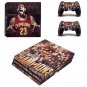 LeBron James Skin Sticker for Sony PS4 PRO Console+2 Controllers Decal Skins for PS4 PRO