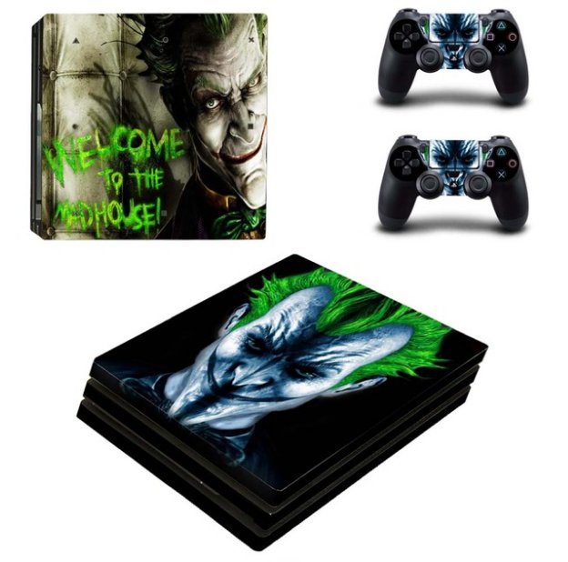 The Joker Decal Skin PS4 PRO Sticker Console+2 Controller Decals Stickers for PS4 PRO
