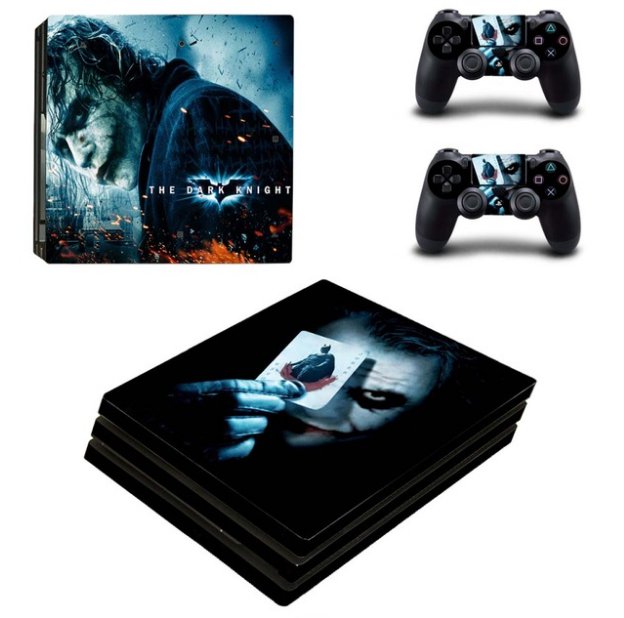 The Joker Decal Skin PS4 PRO Sticker Console+2 Controller Decals Stickers for PS4 PRO