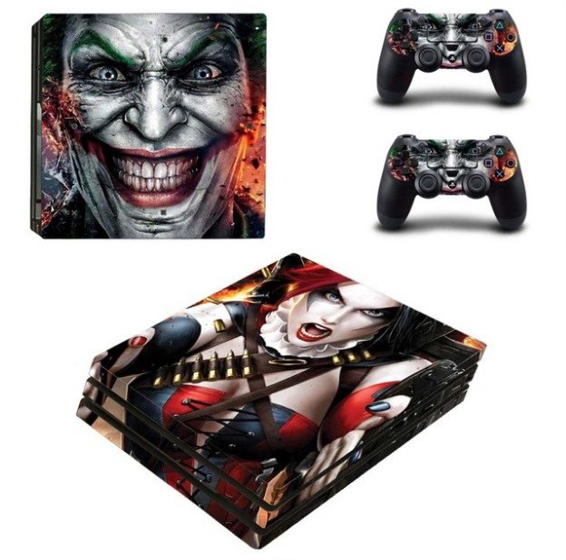 The Joker Decal Skin PS4 PRO Sticker Console+2 Controller Decals Stickers for PS4 PRO