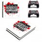 Parental Advisory Decals PS4 Pro Console Skin+2Controller Vinyl Sticker Design for Sony PS4 Pro