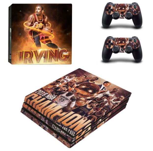 Kyrie Irving Skin Sticker for Sony PS4 PRO Console+2 Controllers Decal Skins for PS4 PRO