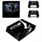 PS4 Pro Skull Skin Vinyl Decal Controller Stickers for Sony PS4 Pro Console Full Body Cover Skins