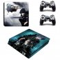 Final Fantasy Vinyl Cover Decal PS4 Slim Skin Sticker for Sony PS4 Console+2PCS Design Stickers