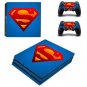 Vinyl Decal PS4 PRO Skin Sticker Super Man Stickers Kit for Sony PS4 PRO Console+2 Controller