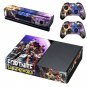 F Game Cosole Decal Skin Stickers for Xbox One Console Vinyl Skin+2PCS Controller Stickers
