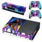 F Game Cosole Decal Skin Stickers for Xbox One Console Vinyl Skin+2PCS Controller Stickers