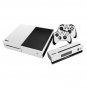 Carbon White Vinyl Decal Skin Stickers For Microsoft Xbox 1 Console+ 2PCS Stickers + Kinect Skin