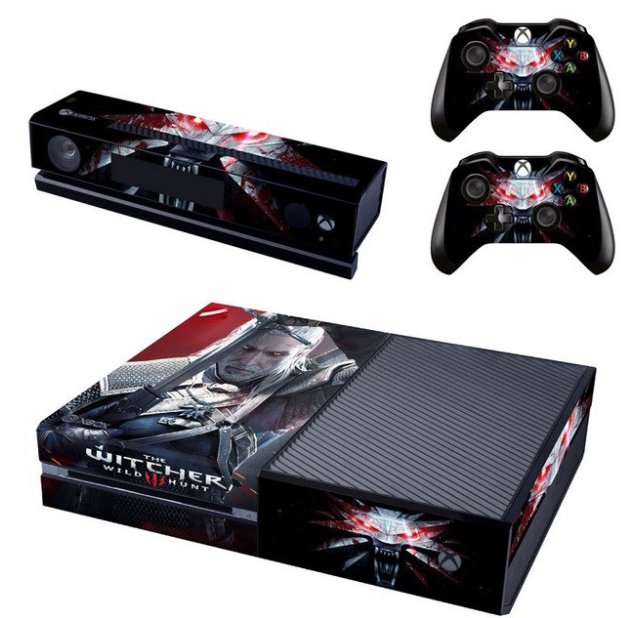 The Witcher 3 Skin Decals for Xbox One Console & Kinect & 2 Controller Skins