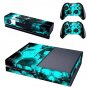 Green Vinyl Decals Protective Cover Skins For Microsoft Xbox 1 Skin Stickers + 2Pcs Controller