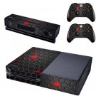 Custom Vinyl Decal Skins Proctive Film Stickers For Mircosoft XBox 1 Console+2PCS Kinect Controller