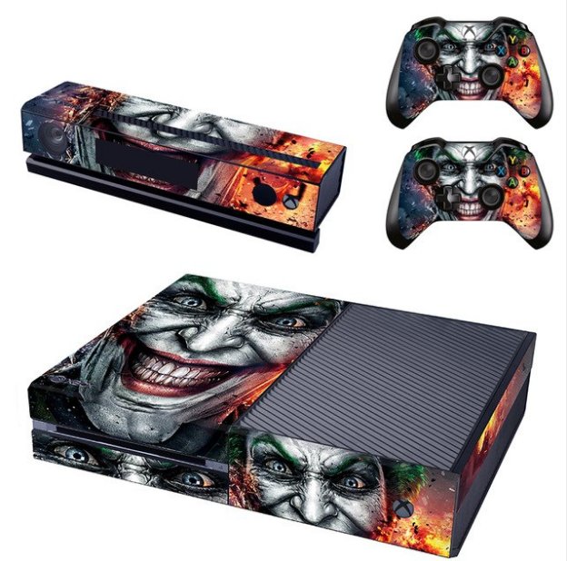Joker 250 Skin Sticker Cover Decal Protector for XBOX 1 Console Kinect+ 2 controller skins