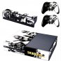 Dead Pool Skin Sticker For Xbox 1 Console+2Pcs Controller Skin+Kinect Protective Film Skins