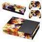 For Mircosoft XBOX ONE Console Skin and 2PCS Controller Dragon Ball Vinyl Stickers