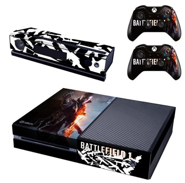 Battlefield 1Skin Sticker for Mircosoft XBOX ONE Consol skin and Controller Stickers Cover