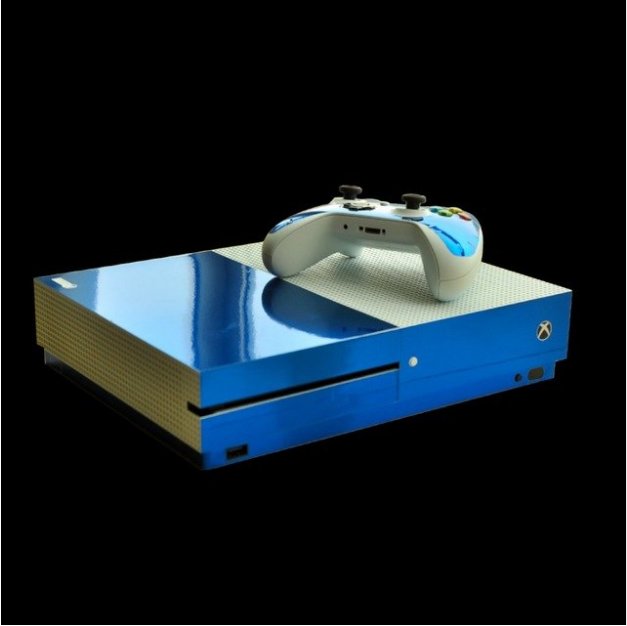 Blue Decals Skin Vinyl Decal Controller Sticker For Mircosoft XBOX 1 Slim Console+Controller Skins